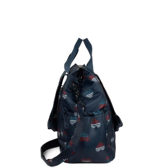 Lug Kerstin Lindquist Baby Yacht Carry-All Zip-Top Tote Hearts Liberty - Picture 4 of 13